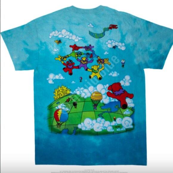 New Dead Songs Filled the Air Parachuting Bears T Shirt XL  Box Lb1 - Picture 2 of 10